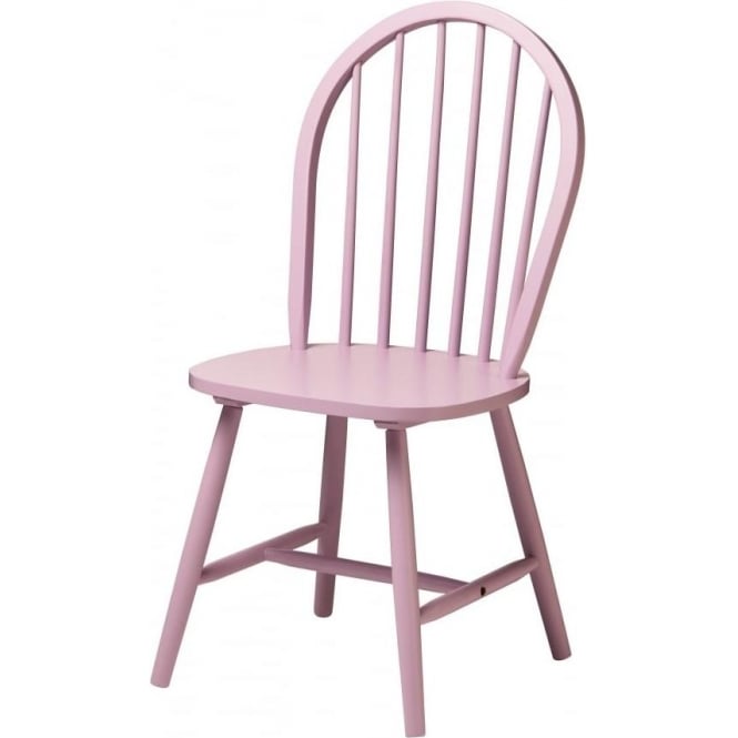 Fusion Living Fusion Living New England Style Light Pink Wood Dining Chair